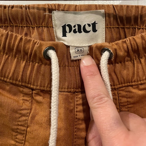 Pact Women's Daily Woven Twill Utility Pant Elastic Waist (XS) - Picture 2 of 9